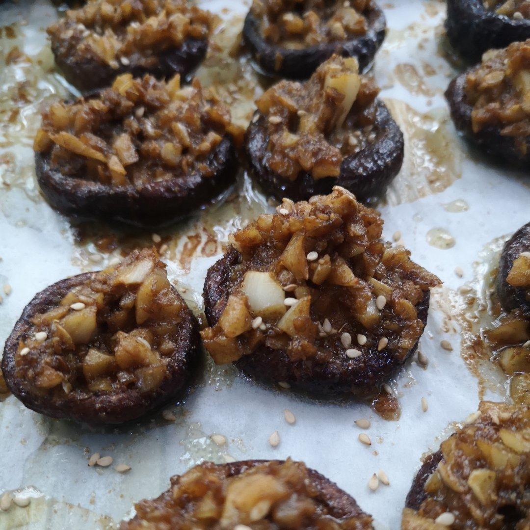 蒜蓉孜然烤香菇