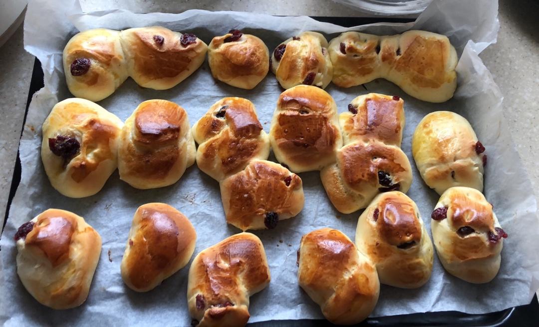 蔓越莓优格小面包块