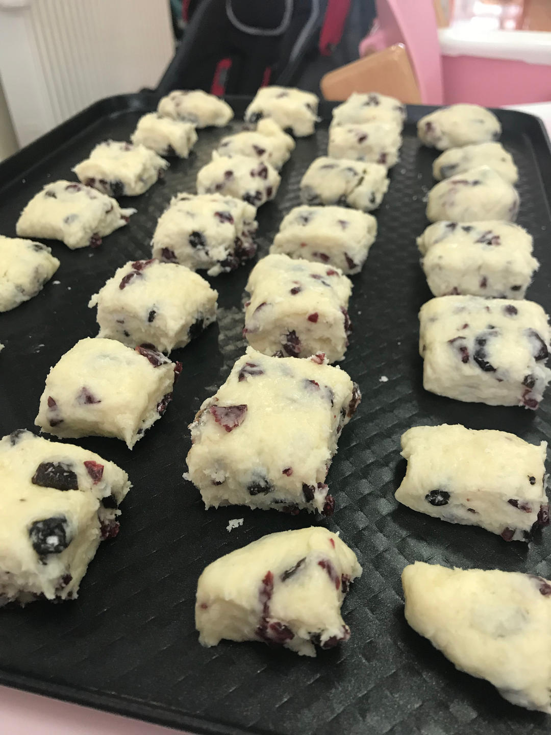 消耗淡奶油的司康