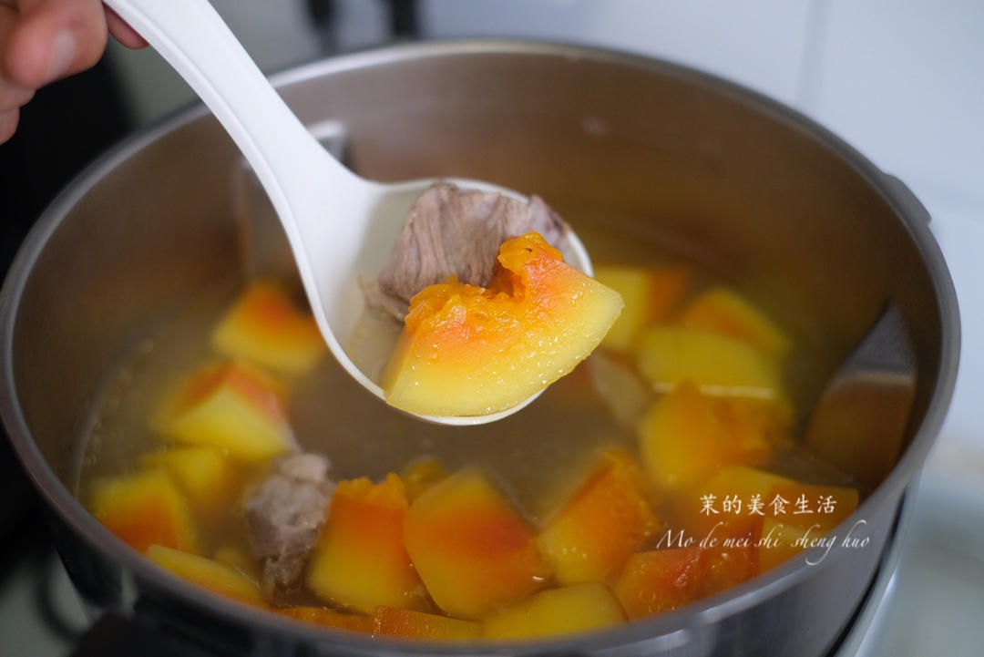 青木瓜排骨汤～magimix玛捷斯