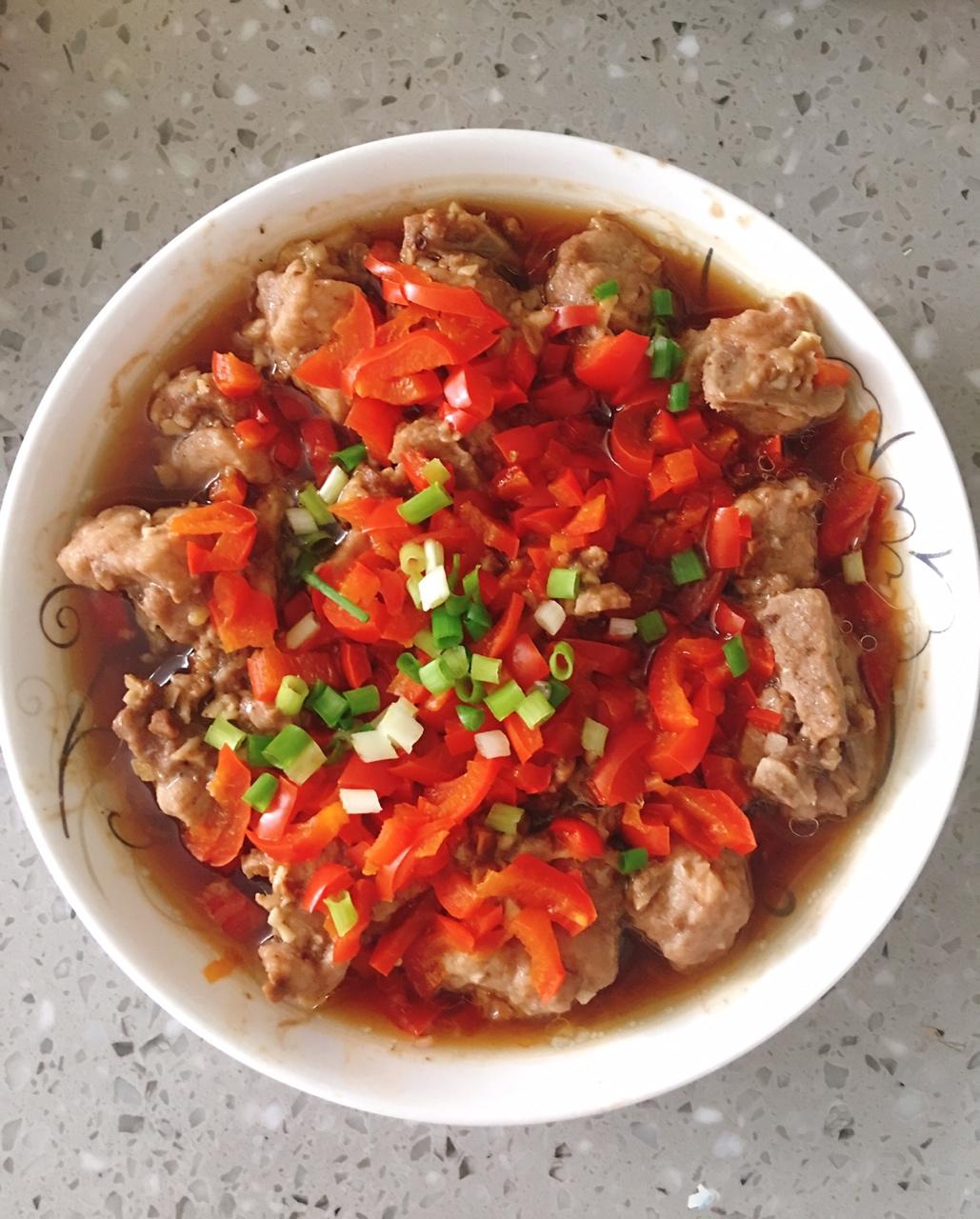 家常菜～豉汁蒸排骨