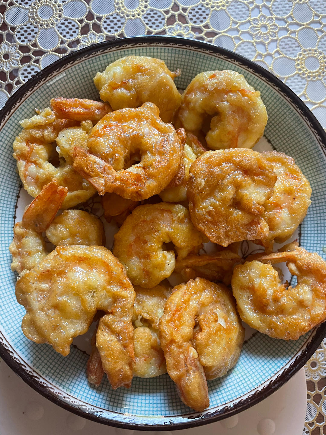 酥炸凤尾虾