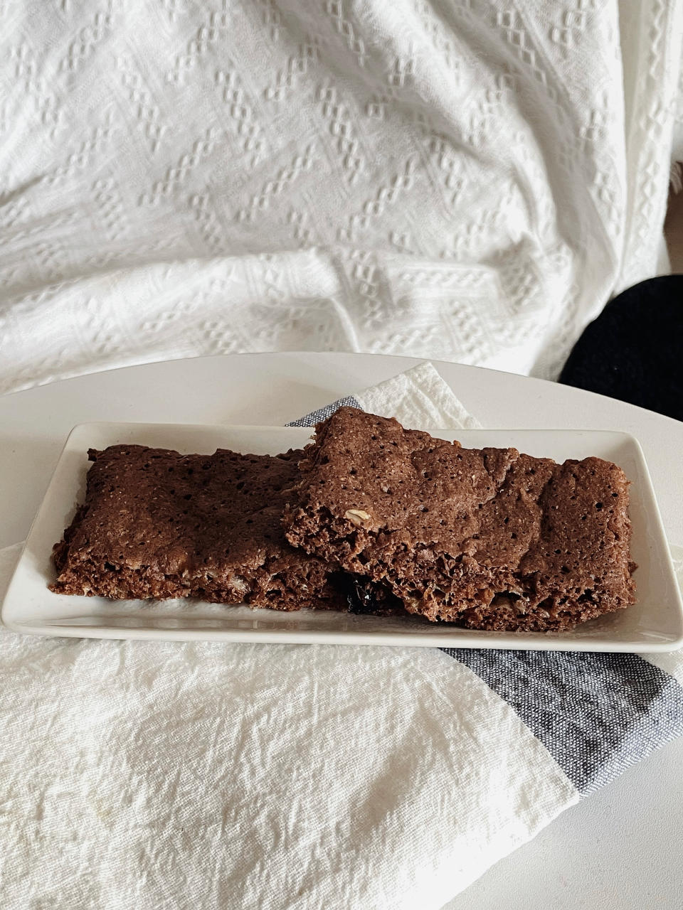 3分钟椰子面粉低卡布朗尼