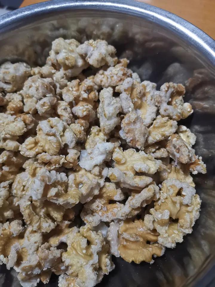 超简单懒人琥珀核桃（非油炸）