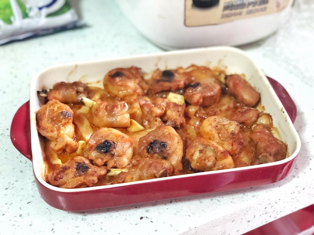 新奥尔良烤鸡腿土豆