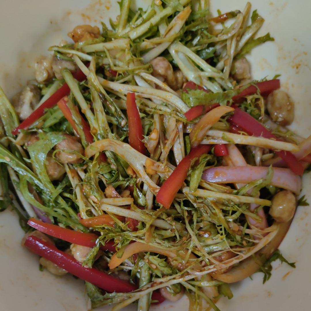 凉拌苦苣 | 减脂下饭菜