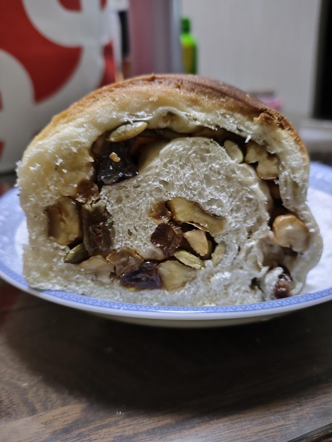 松软版奶香大列巴无需手套膜简单易做零难度