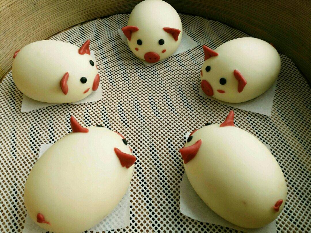 做一个萌萌小猪馒头