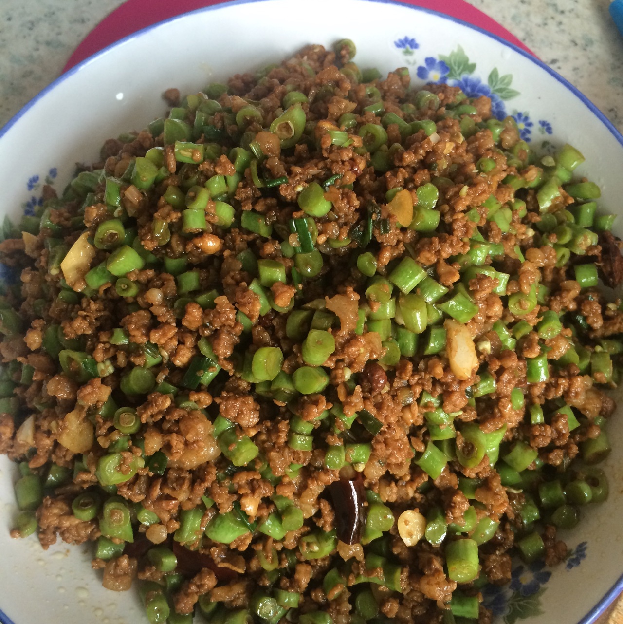 肉沫豆角