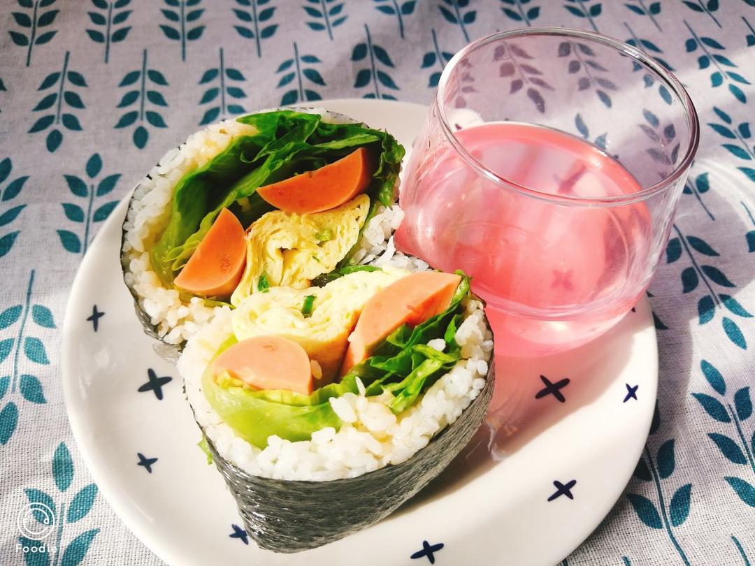 三明治饭团（不用捏的饭团）