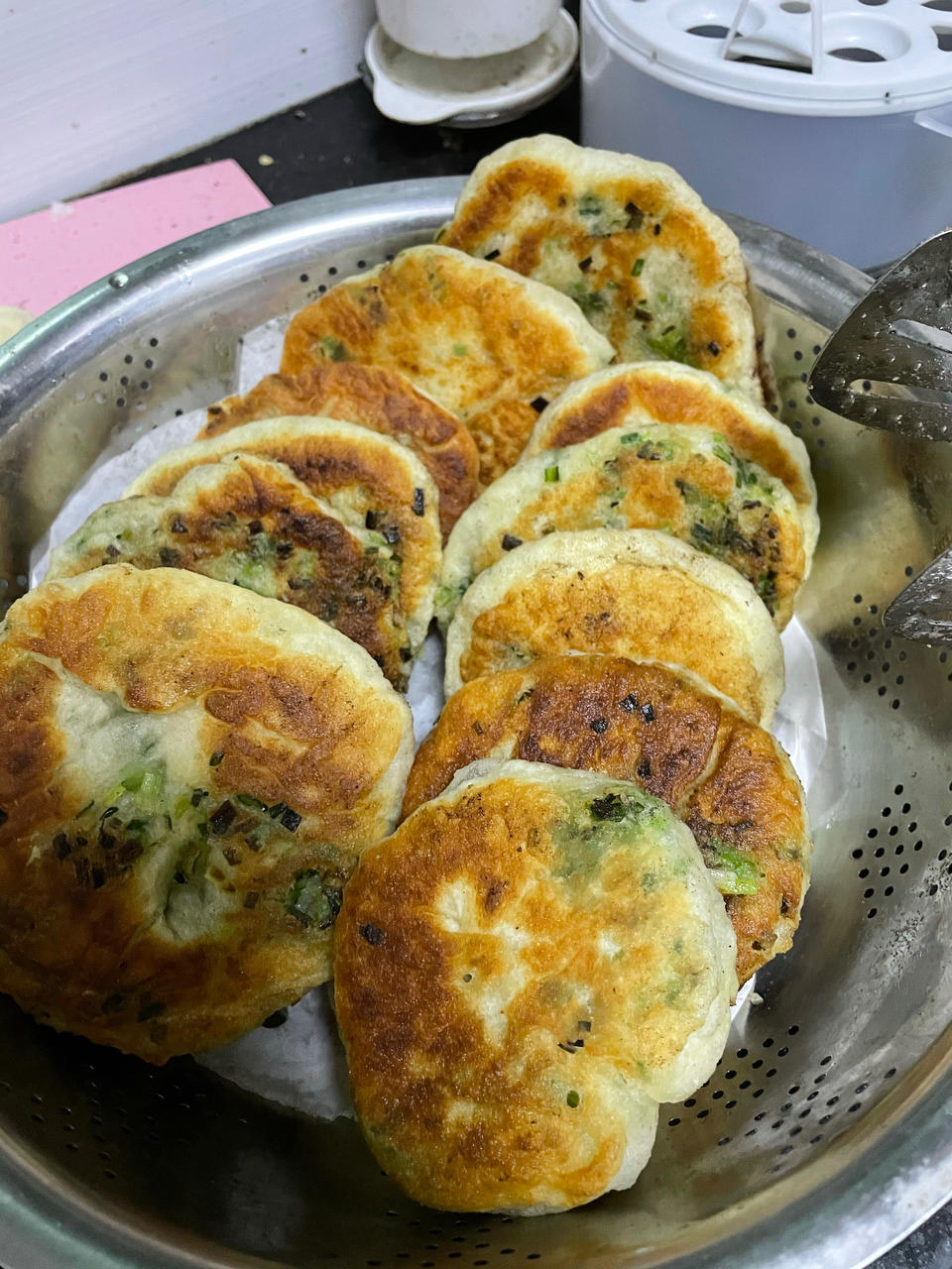 免手揉的发面葱油饼 超级软无敌好吃