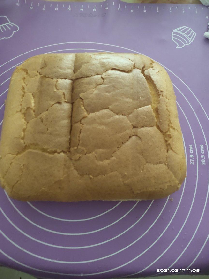 八寸戚风蛋糕（生日蛋糕坯）附六寸配单