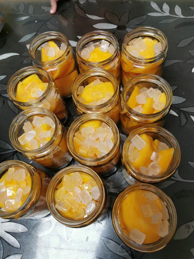 自制黄桃罐头（蒸锅版本）的做法