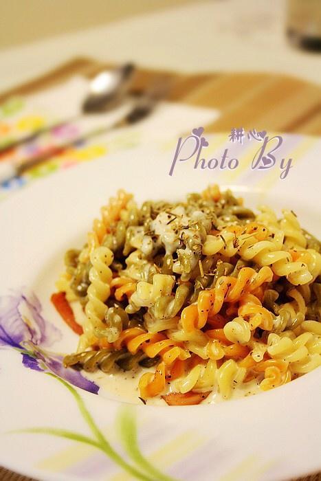 奶香芝士蔬菜粉的做法