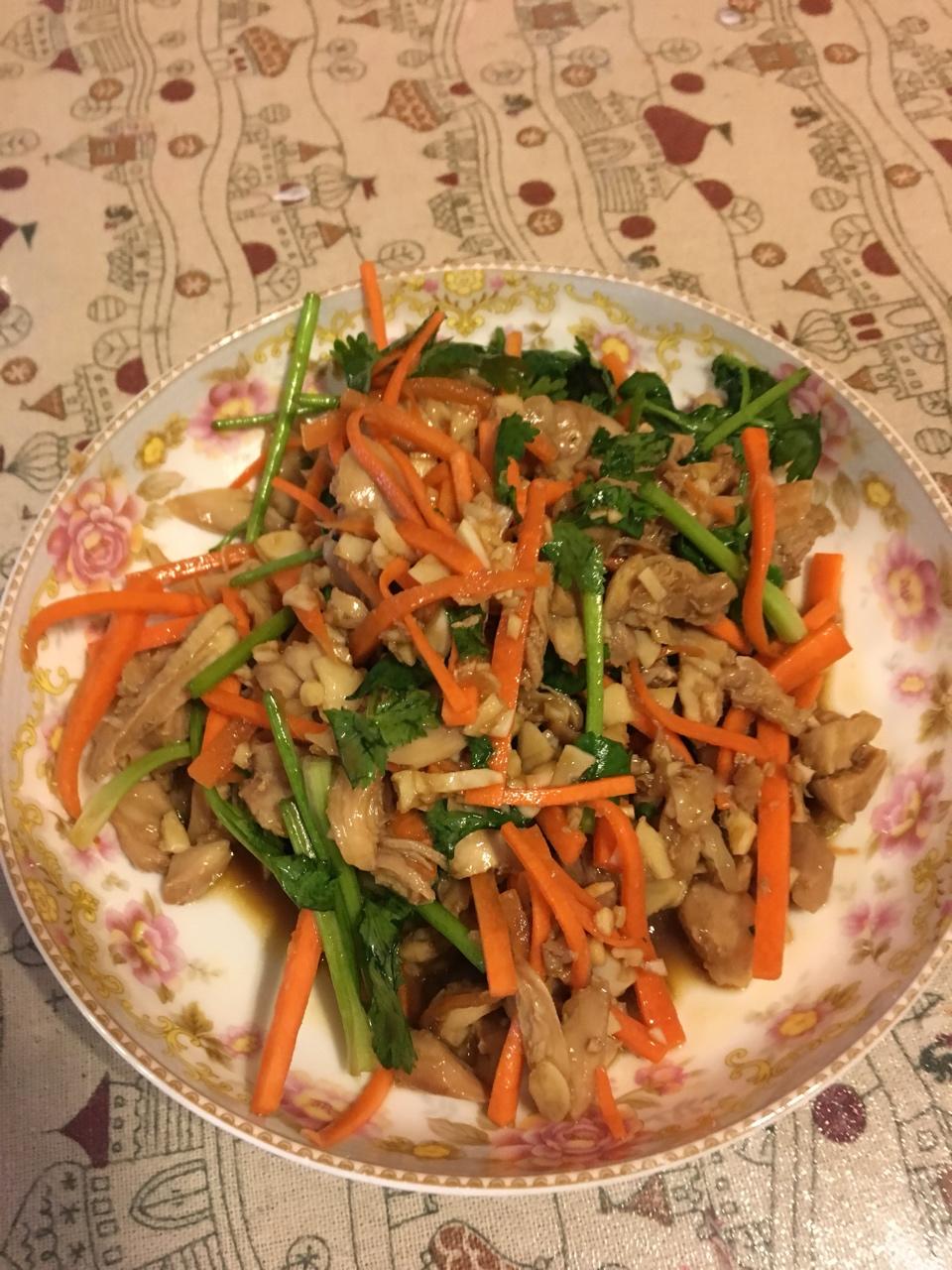 减脂健身｜凉拌手撕鸡丝（香辣&麻油版）