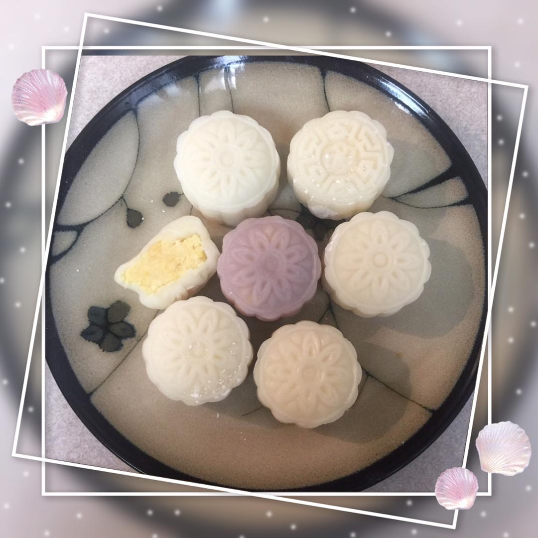 冰皮月饼馅~低糖低油版绿豆椰蓉馅-吃一口就停不下来