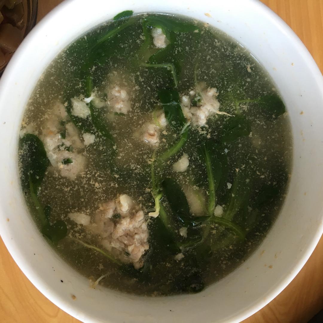 手工肉丸汤