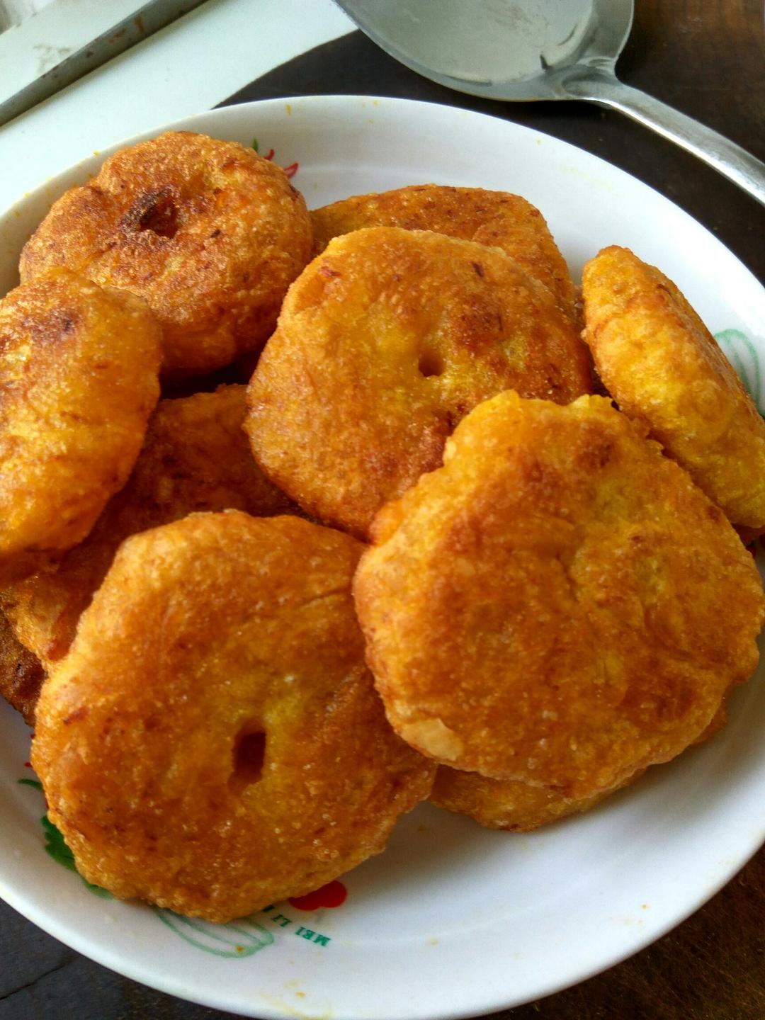 恋上雨露做的香煎南瓜饼