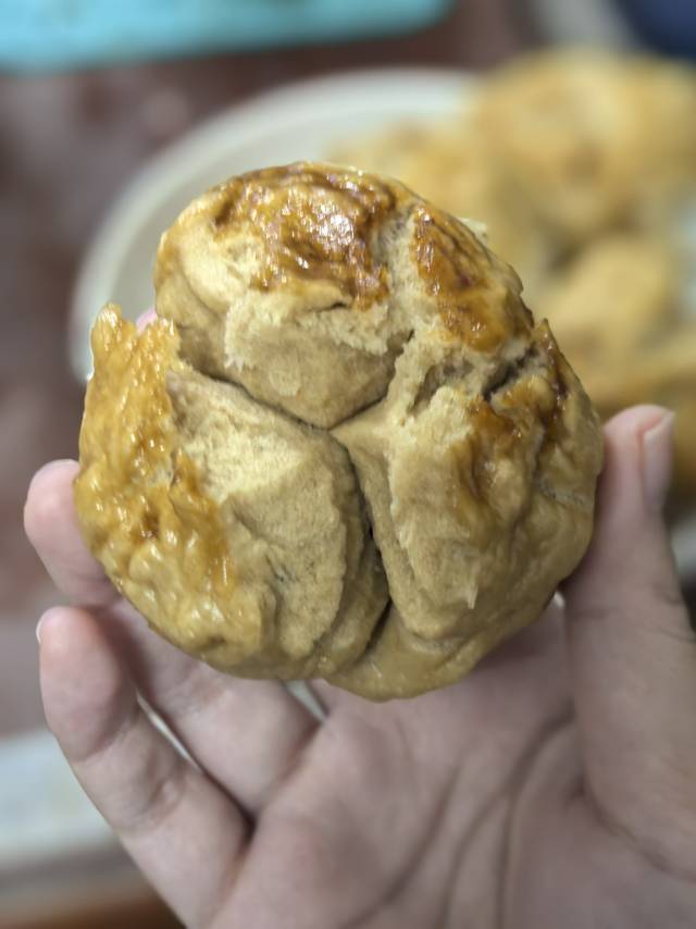 红糖开花馒头