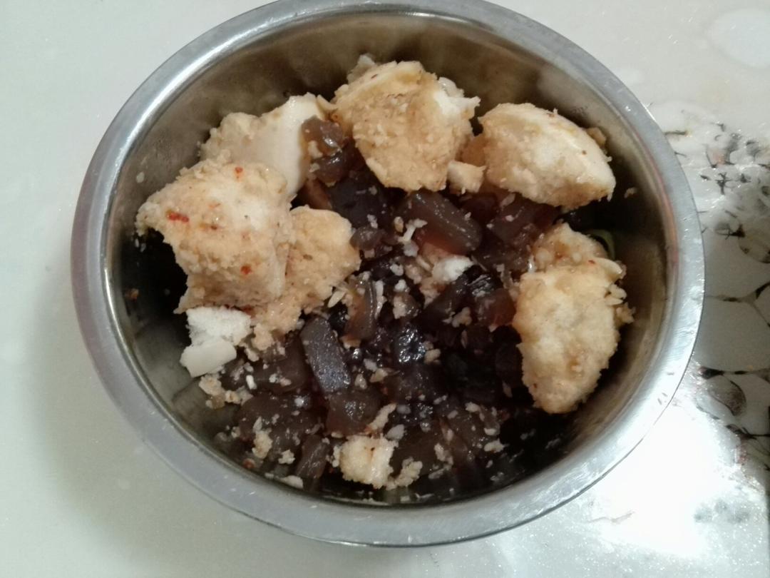 铁板凉粉炒馍（附红薯凉粉做法）