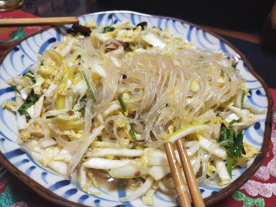 凉菜 白菜拌粉丝 邹春霞做的白菜拌粉丝                  白菜拌粉丝