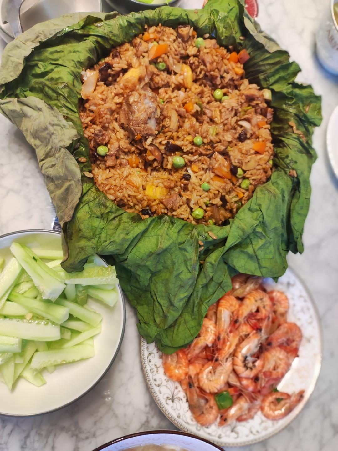 夏日荷叶饭