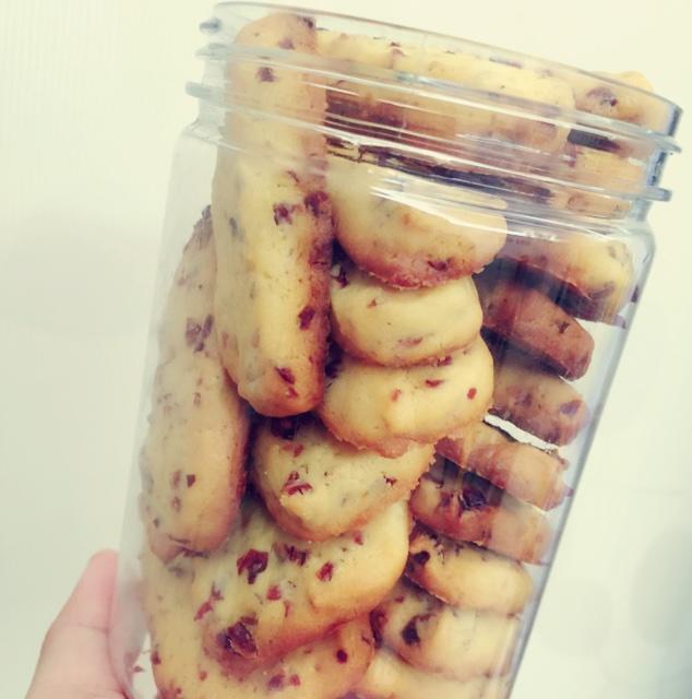 低糖少油版蔓越莓饼干