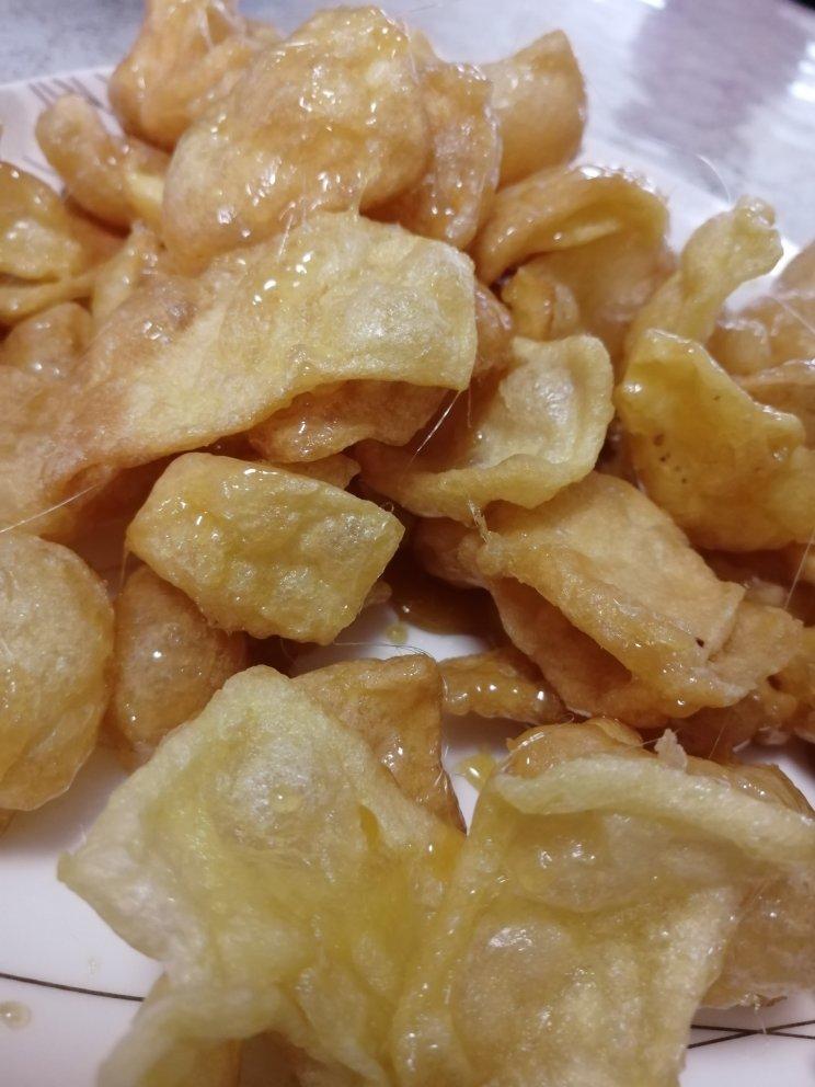 决证极果做的拔丝酥白果酥黄菜