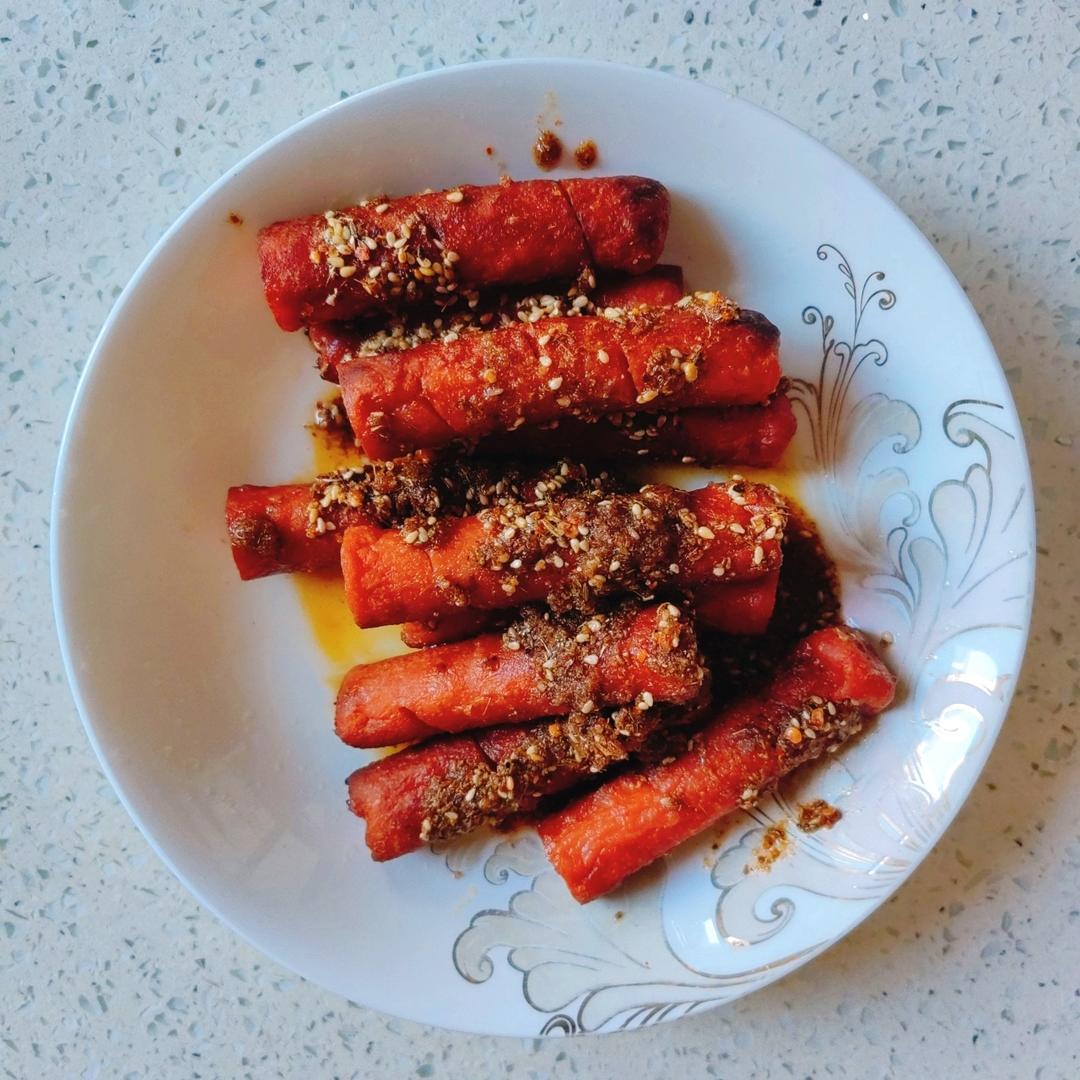 童年味道|油炸火腿肠