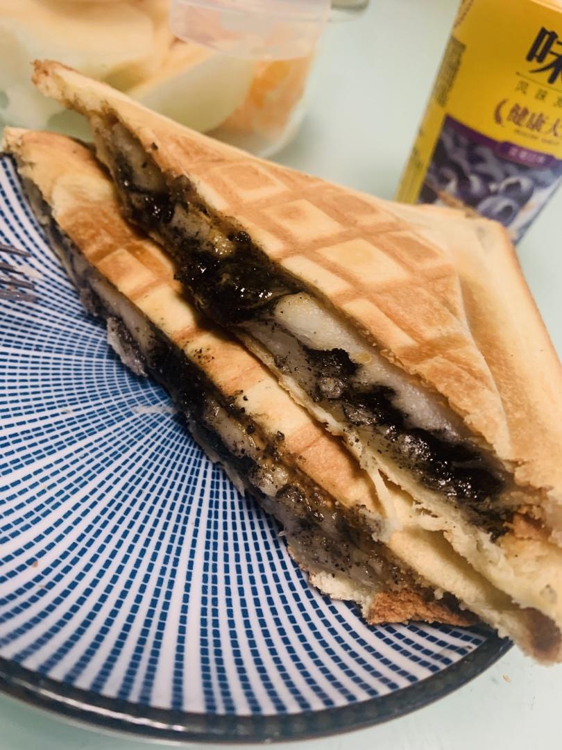 超简单麻薯三明治（三明治炉款）