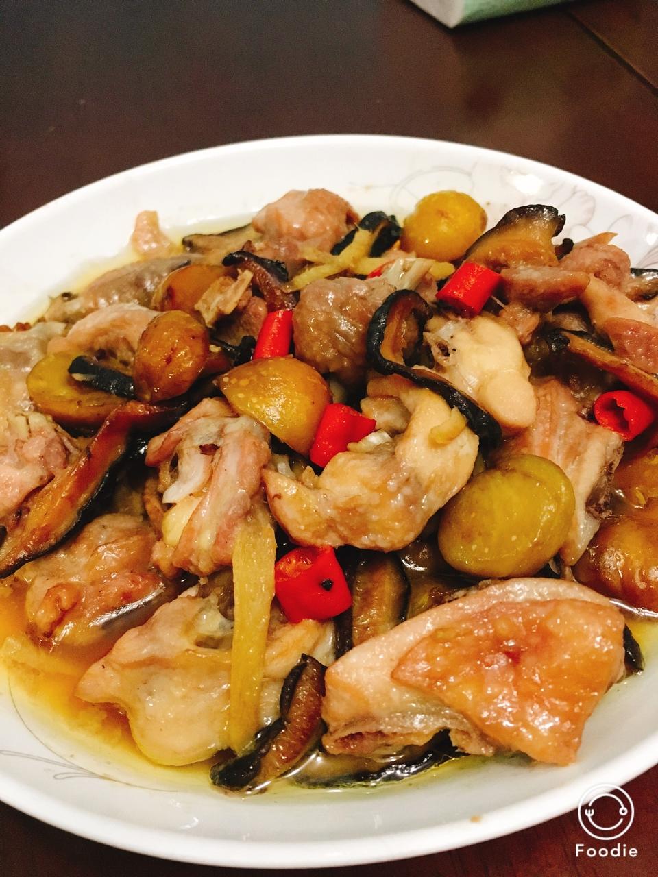 cat-65做的香菇蒸滑鸡