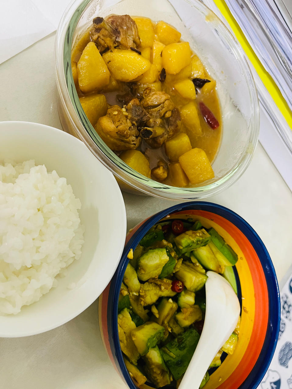 鸡腿炖土豆 上桌秒空盘 汤都喝干了！