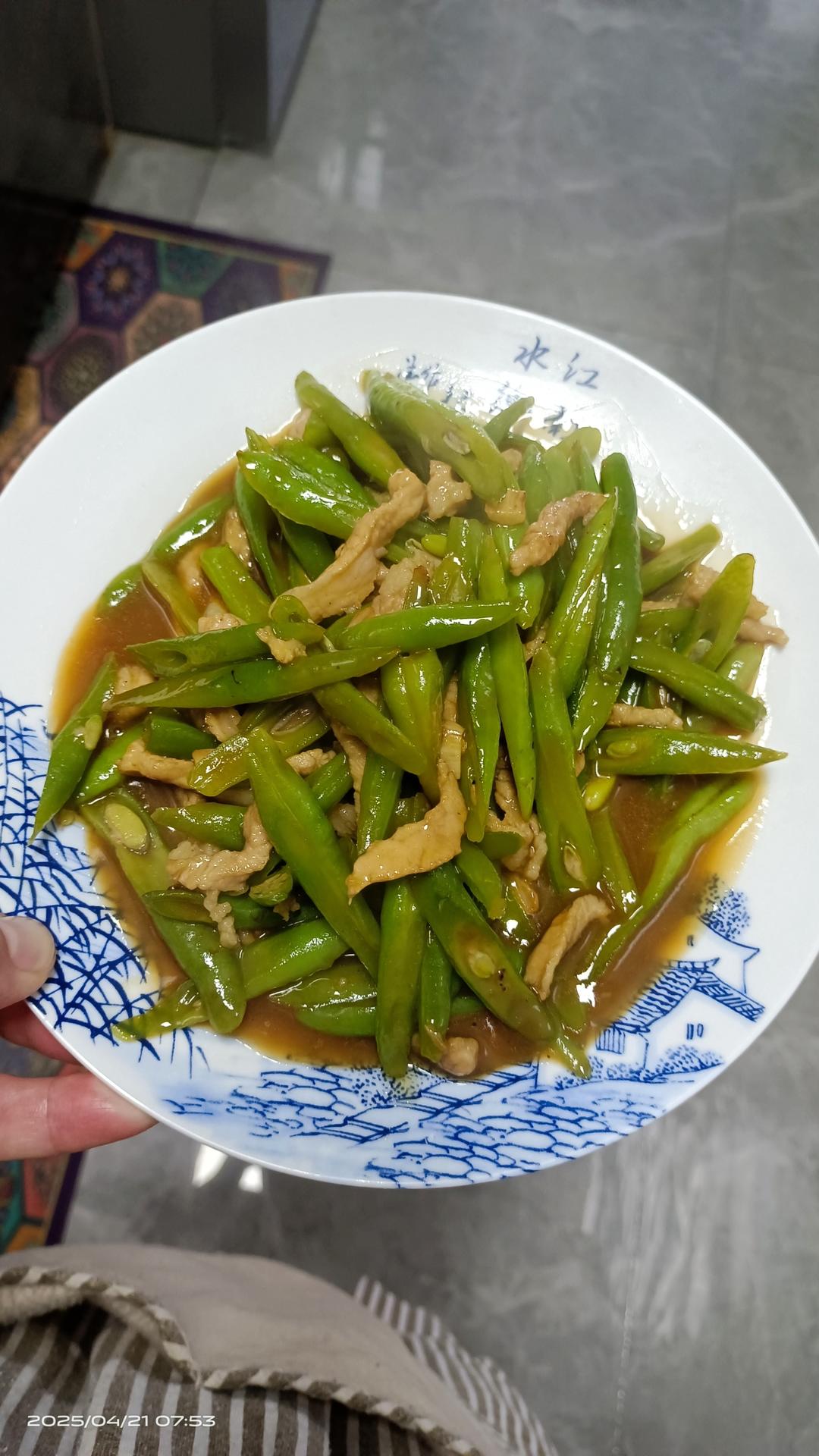 肉丝炒豆角
