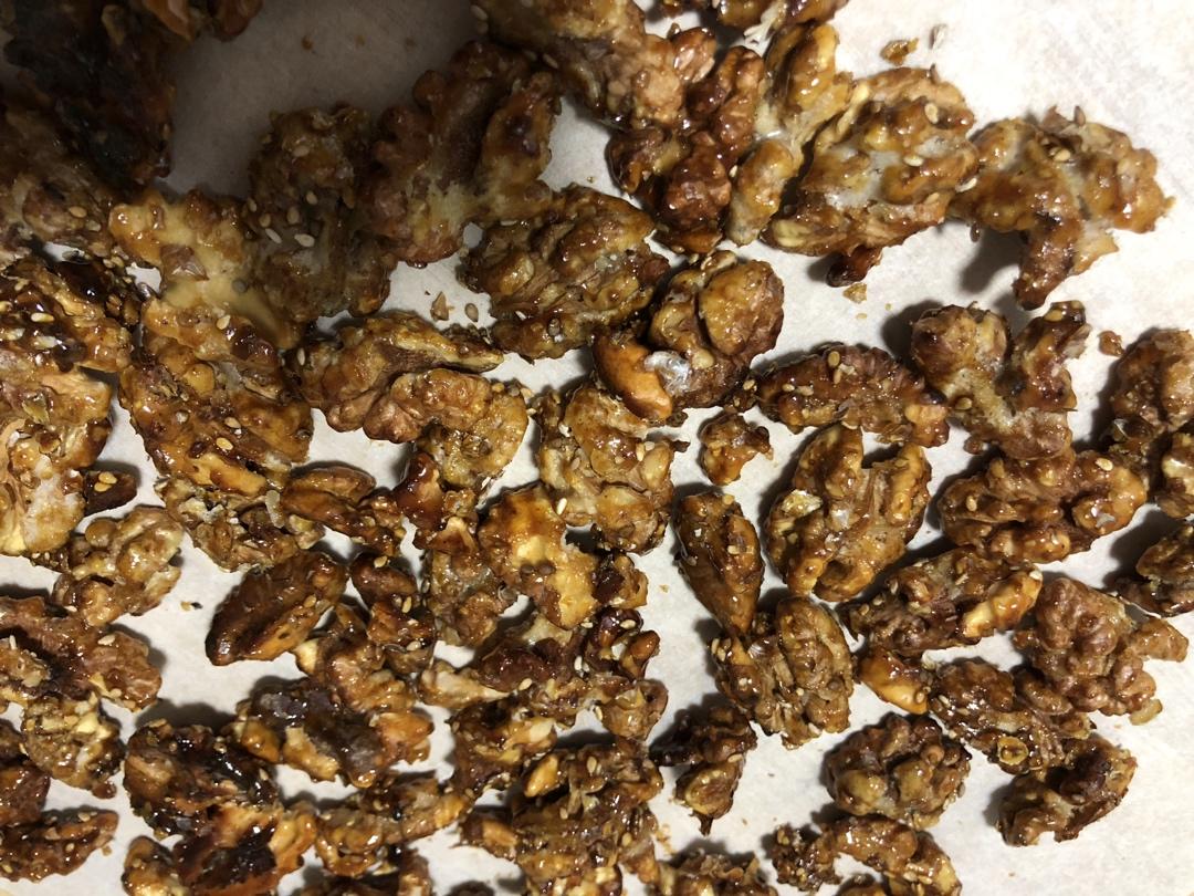 【琥珀核桃仁】冰糖无油不粘手