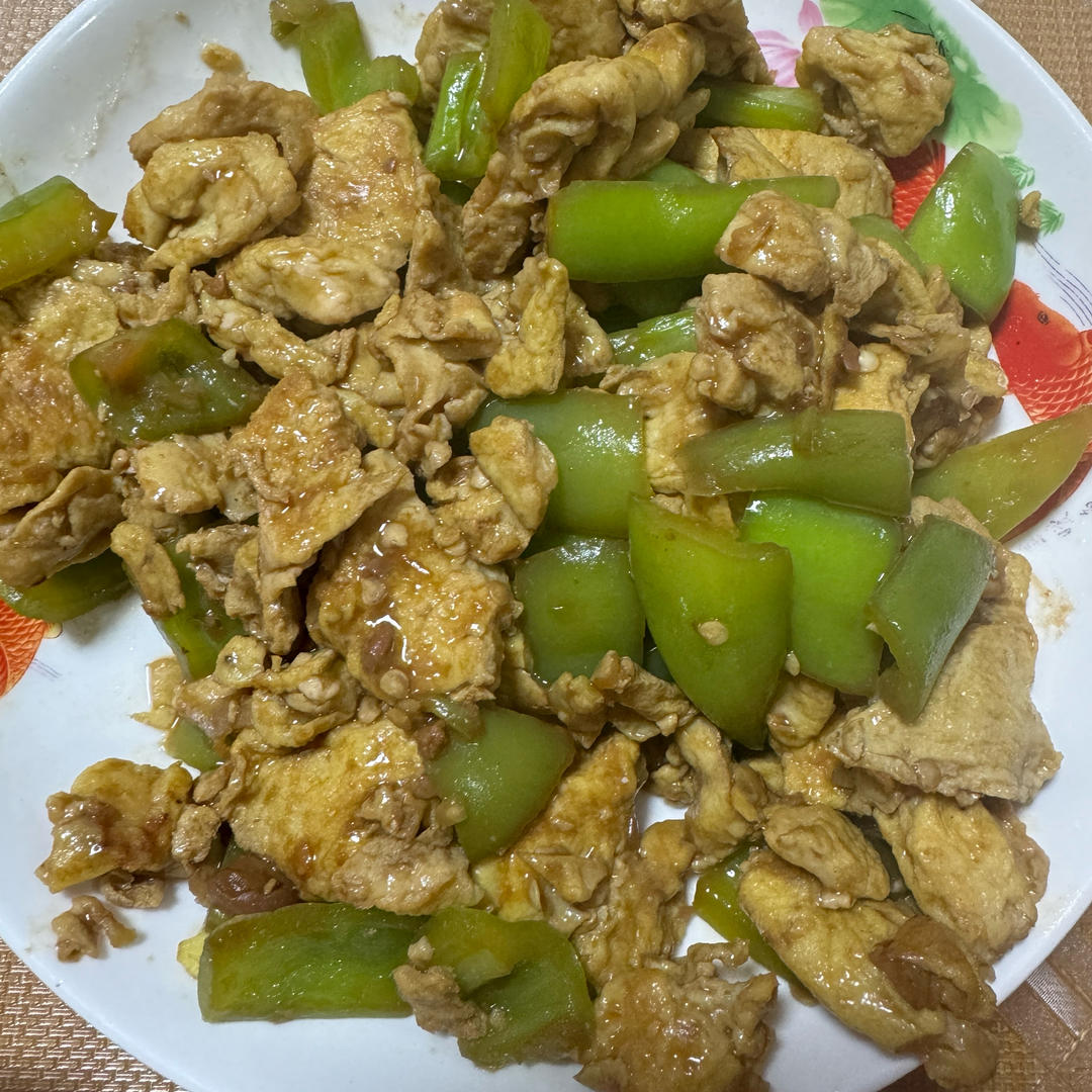 尖椒大酱炒鸡蛋（米饭杀手）