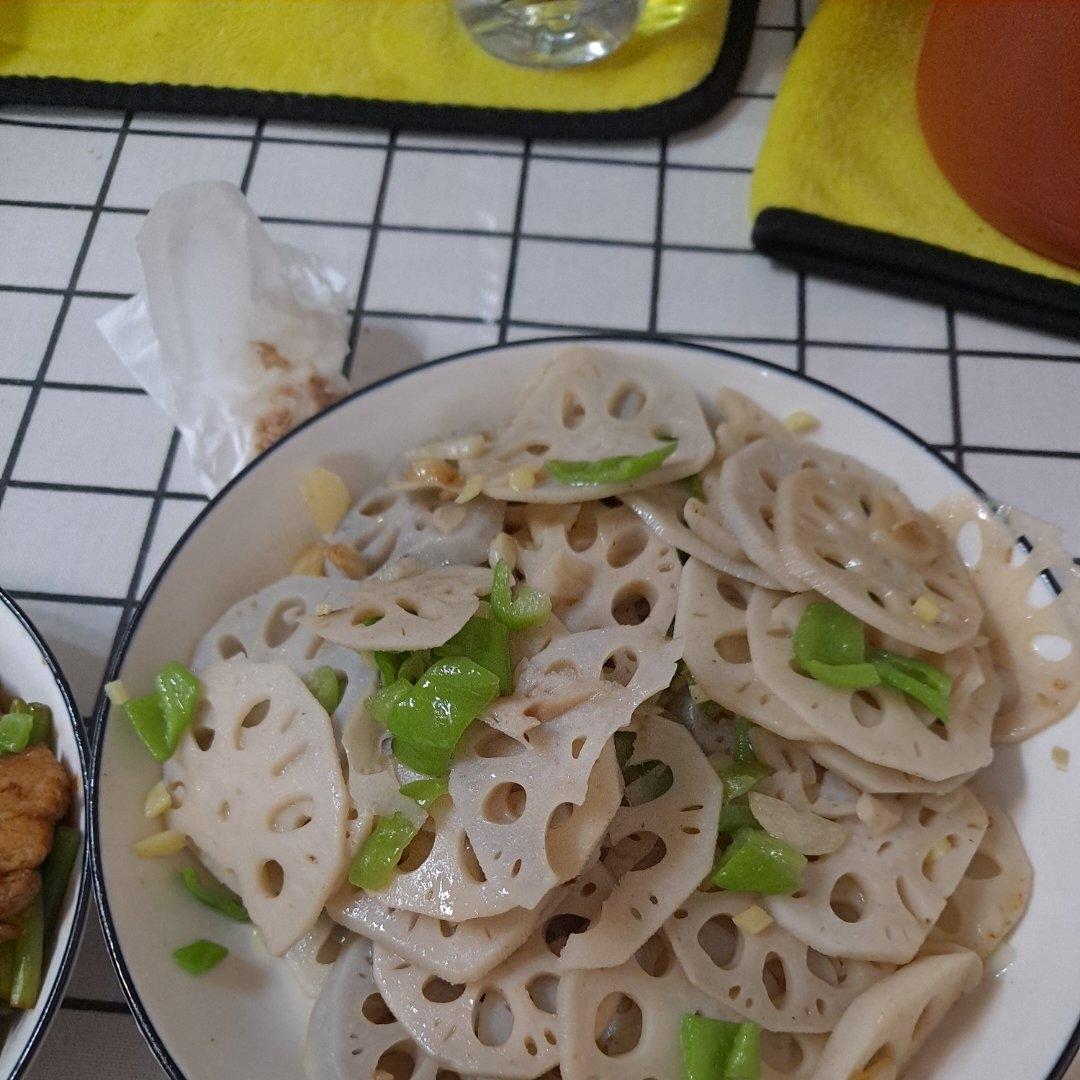 清炒藕片