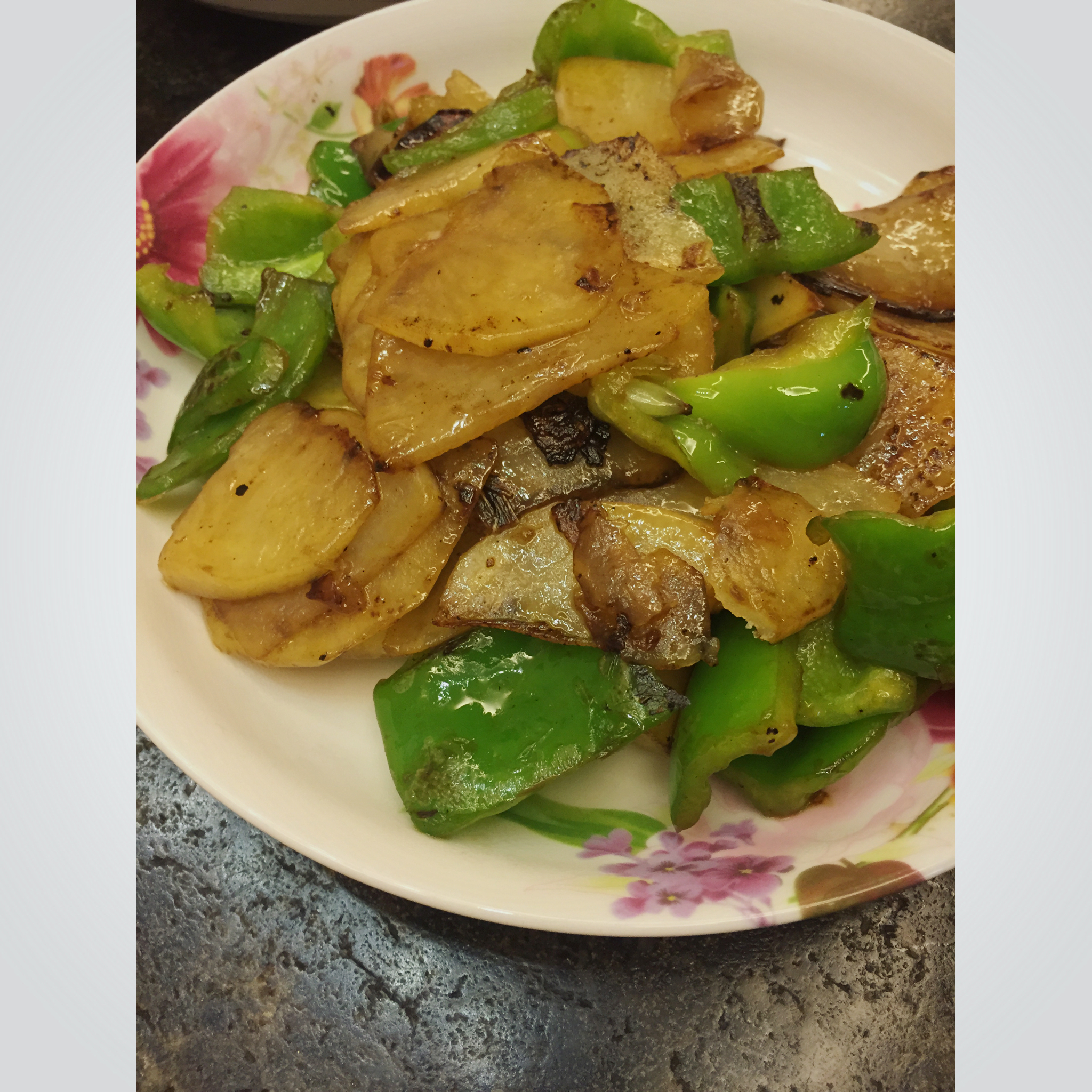 懒人版青椒土豆片