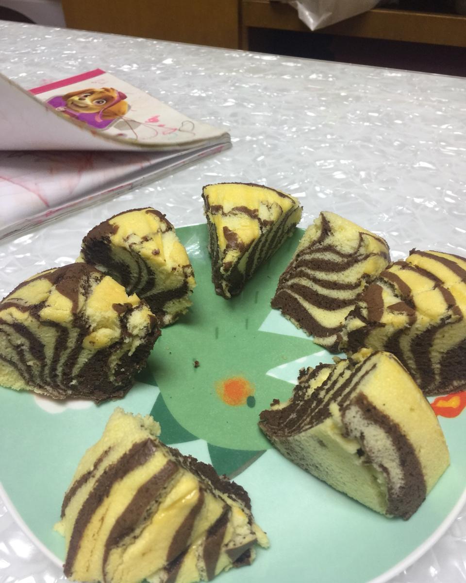 斑马纹酸奶蛋糕