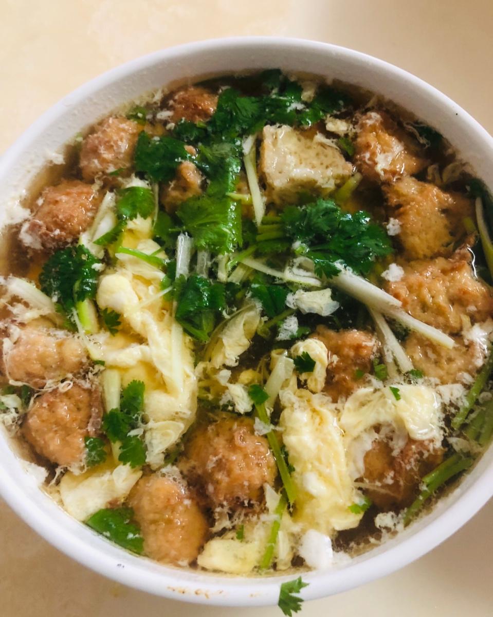 9471jhyi做的油炸素丸子汤