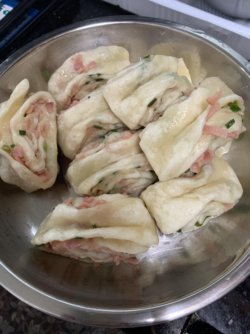 生煎小花卷简易版
