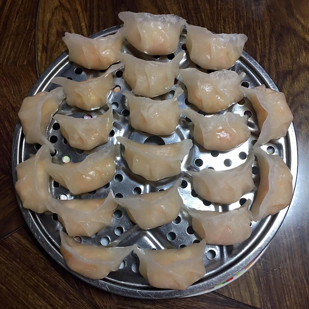 弯梳虾饺