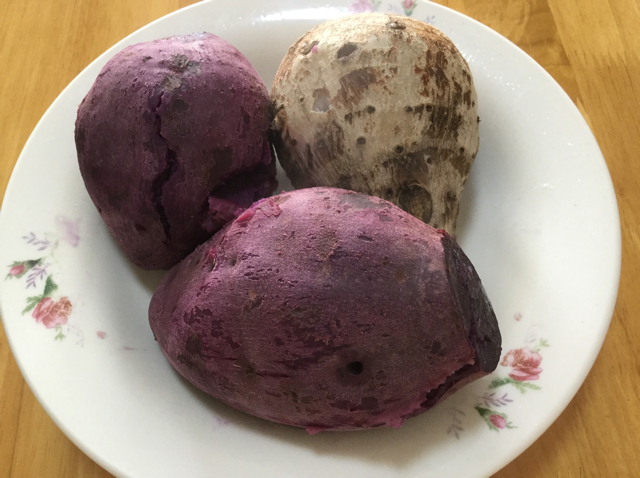 蒸紫薯