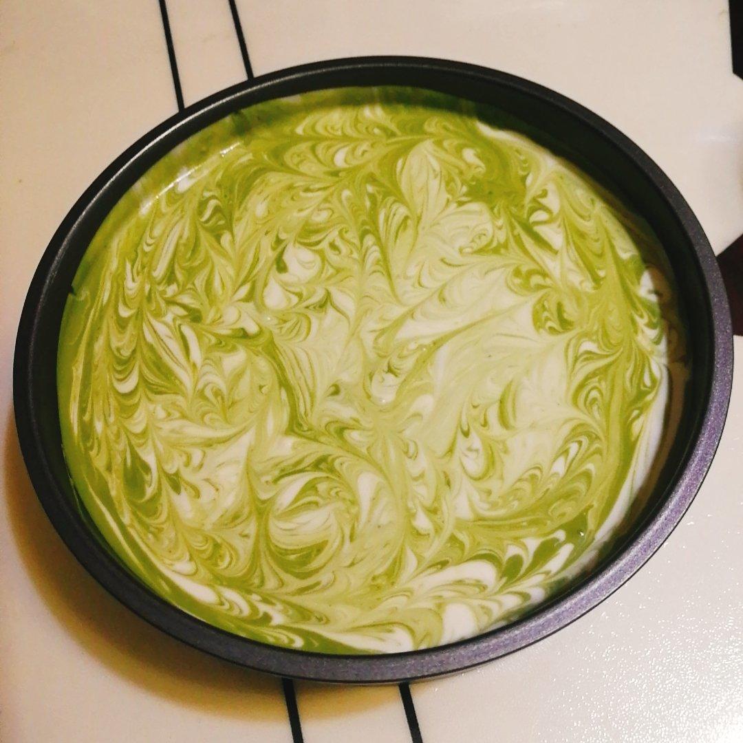 无需烤箱❗️零失败❗️抹茶大理石慕斯❗️入口即化