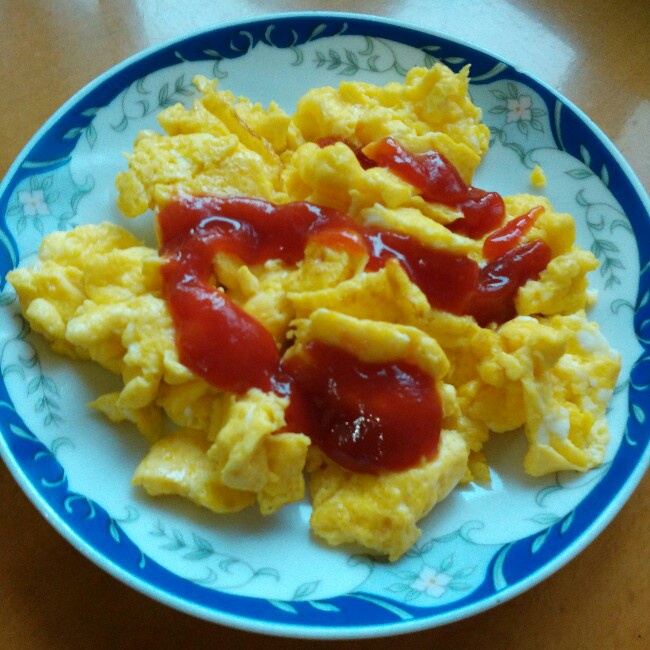 美式炒蛋 scrambled eggs