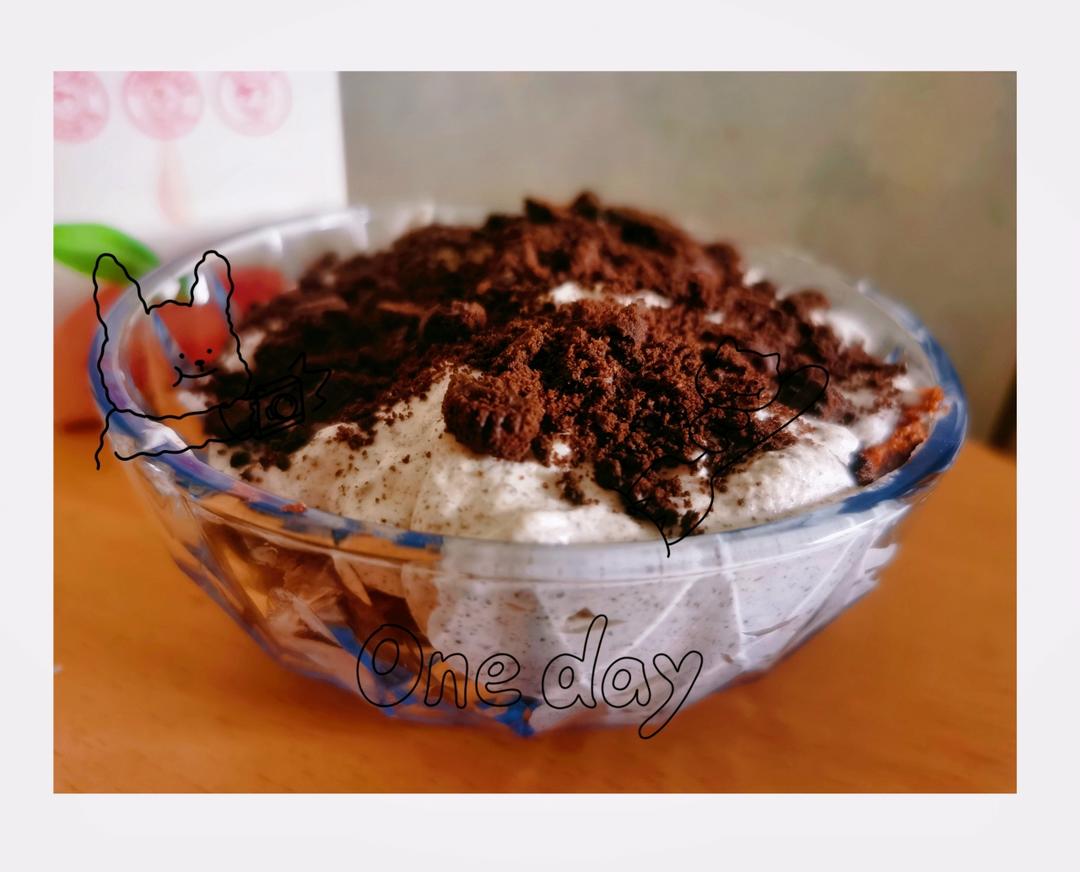 低糖不腻的奥利奥咸奶油蛋糕盒子