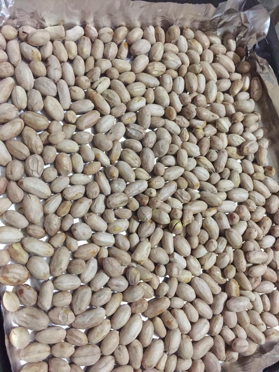 烤箱版盐焗花生