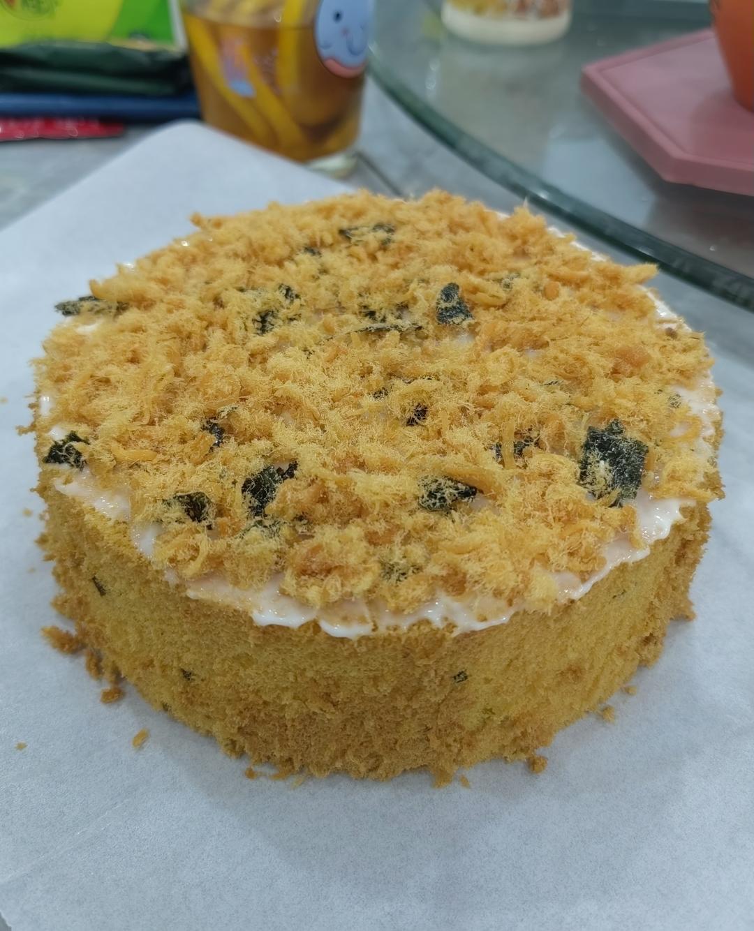 海苔肉松戚风蛋糕
