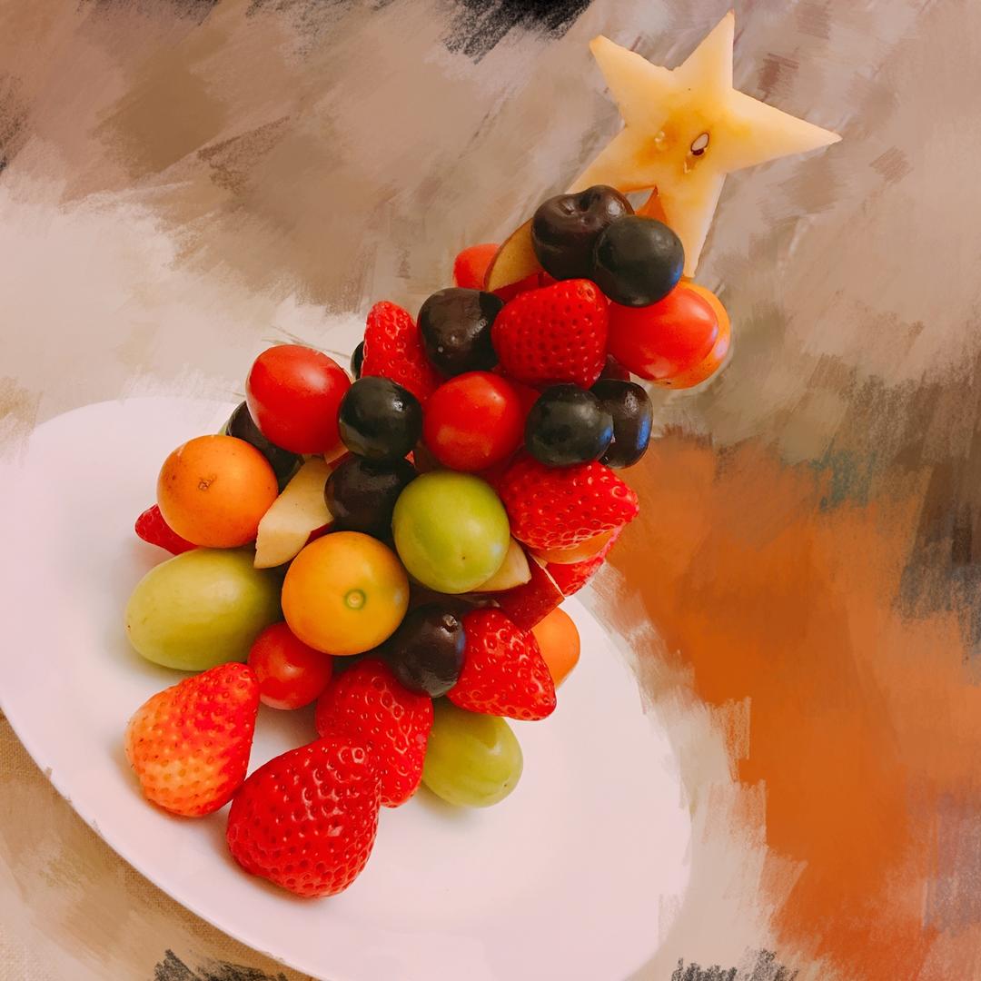 【水果圣诞树】