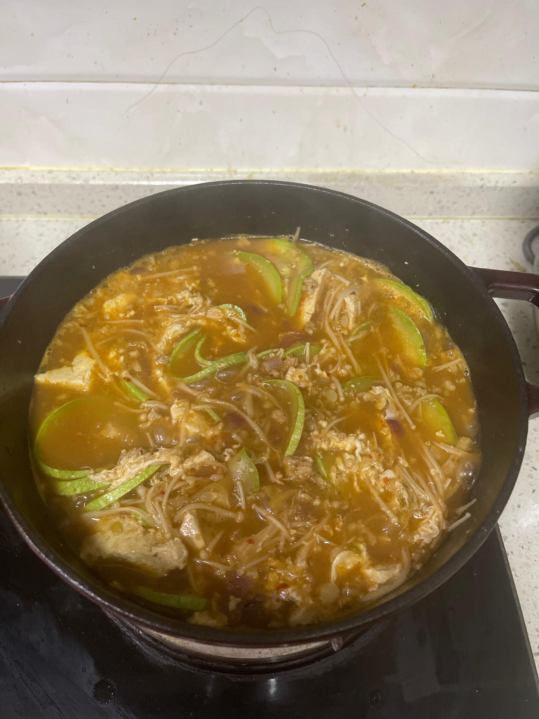 韩国大妈亲授— 韩式泡菜豆腐汤