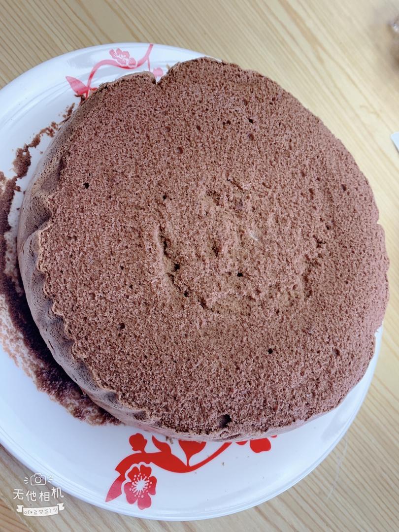 可可戚风蛋糕～8寸～百分百成功